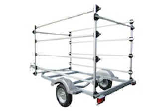 Trailer Conversion Rack To Carry Optimist and Dollies 