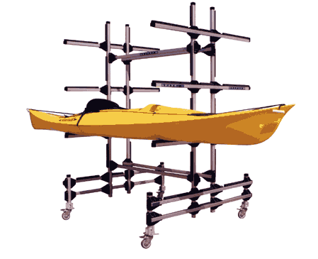 Outdoor Kayak Storage Rack