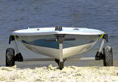 Seitech Beach Launching Dolly for Laser Sailboats