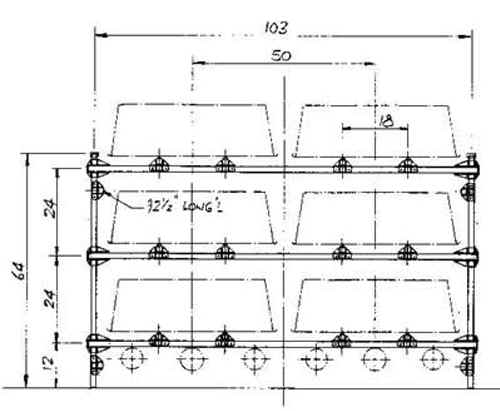 Stationary, and Roll a Round StorageRacks for Sailboats