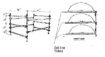 Users may also install their own slide bunks using locally obtained 