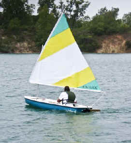 Super Snark Sailboat in action