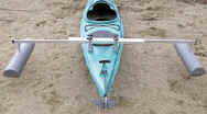 Kayak with Eathafoam floats