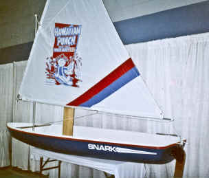 Super Snark Sailboat with Hawaiian Punch Logo Sail