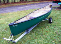 Canoe on Trailex Universal Dolly