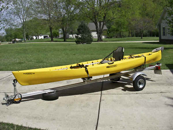 Single Kayak Trailer by Trailex