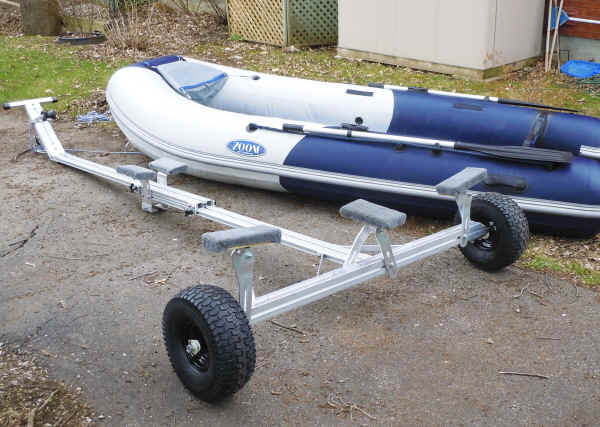 Inflatable Boat Option on Trailex SUT-300-UBeach Launching  Dolly