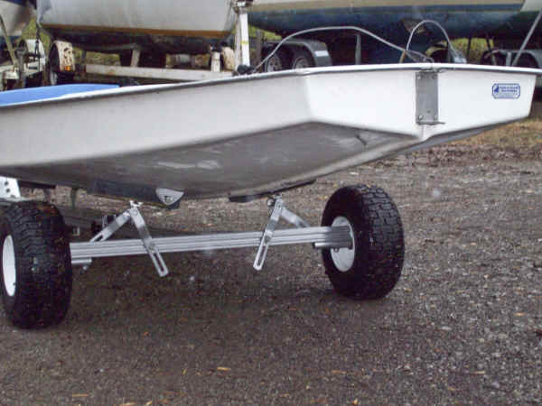 Trailex SUT-300-U with Sunfish Sailboat