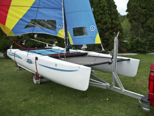 Trailex TX-418 Trailer for Catamarans -  Hobie Cat , Inter Nacra, Prindle,