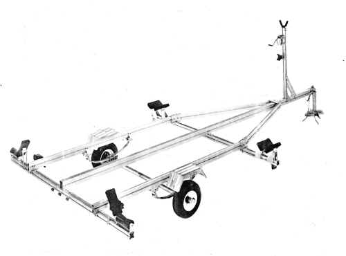 Trailex TX-418 Catamaran Trailers