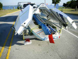 Multiple Sunfish and Laser Sailboat Trailer, carries 3 to 4 sailboats