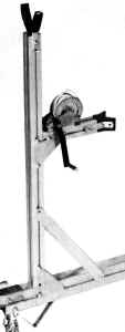 Front Mast Stand on Trailer with Winch option