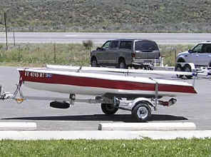 Trailex SUT-250L-S Trailer with Zuma Sailboat