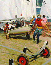 Seitech Beach Launching Dolly for Small Sailboats